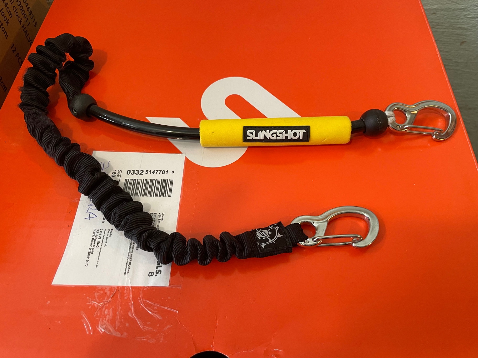 Slingshot kite leash